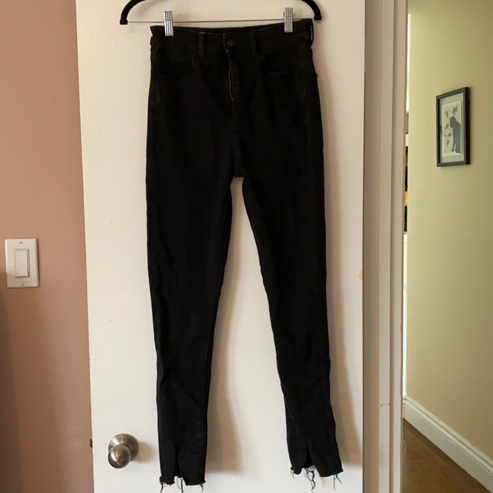 American Eagle Black Highest Rise Jegging